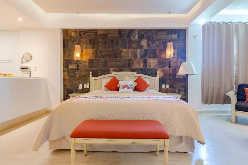 Encantadora Suite Super Amplia En Colibri Плая-дель-Кармен Экстерьер фото